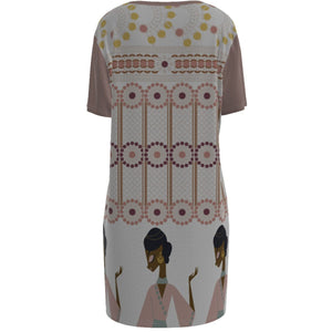 - Touch of India Women's T-Shirt Dress | 100% Cotton - womens dress at TFC&H Co.
