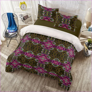 White - Tribalist Four-piece Duvet Cover Set - duvet set at TFC&H Co.