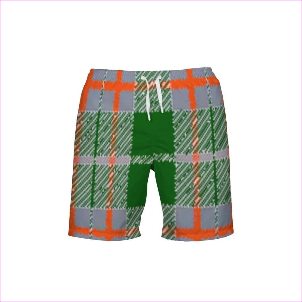 Tribute to Plaid Men's Swim Trunk - men's shorts at TFC&H Co.