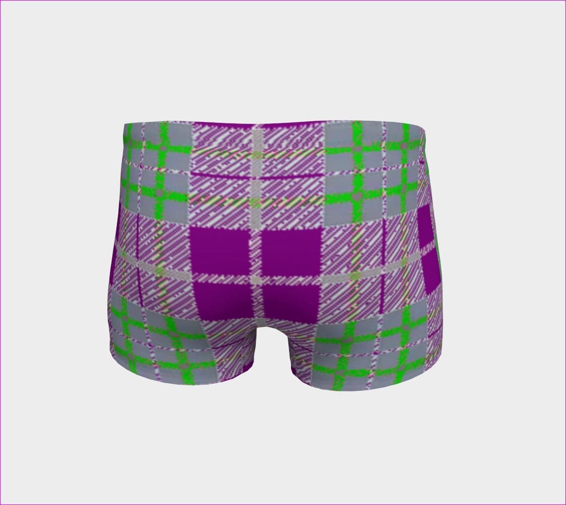 Tribute to Plaid Short Shorts - Purple - Women's Shorts at TFC&H Co.