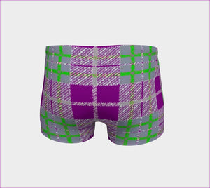 - Tribute to Plaid Short Shorts - Purple - Womens Shorts at TFC&H Co.