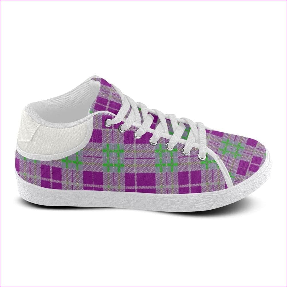 Tribute to Plaid Chukka Canvas Women's Shoes (Model 003) Tribute to Plaid Women's Chukka Canvas Shoe - women's shoe at TFC&H Co.