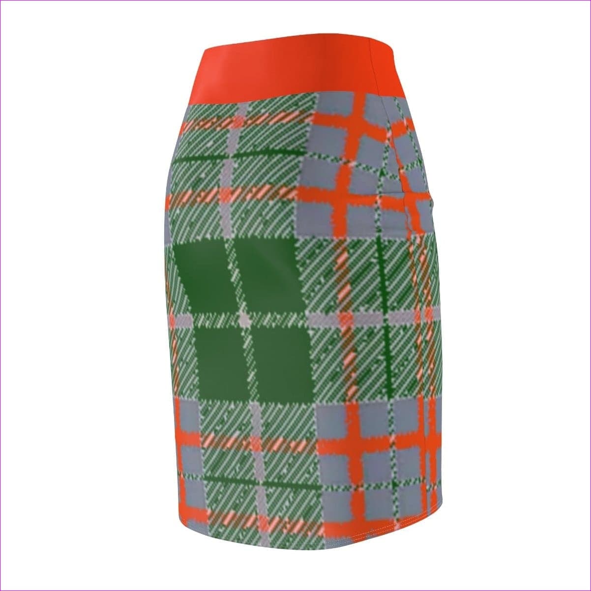 Tribute to Plaid Women's Pencil Skirt- Ships from The US - women's skirt at TFC&H Co.