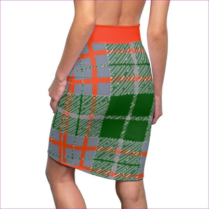 Tribute to Plaid Women's Pencil Skirt- Ships from The US - women's skirt at TFC&H Co.