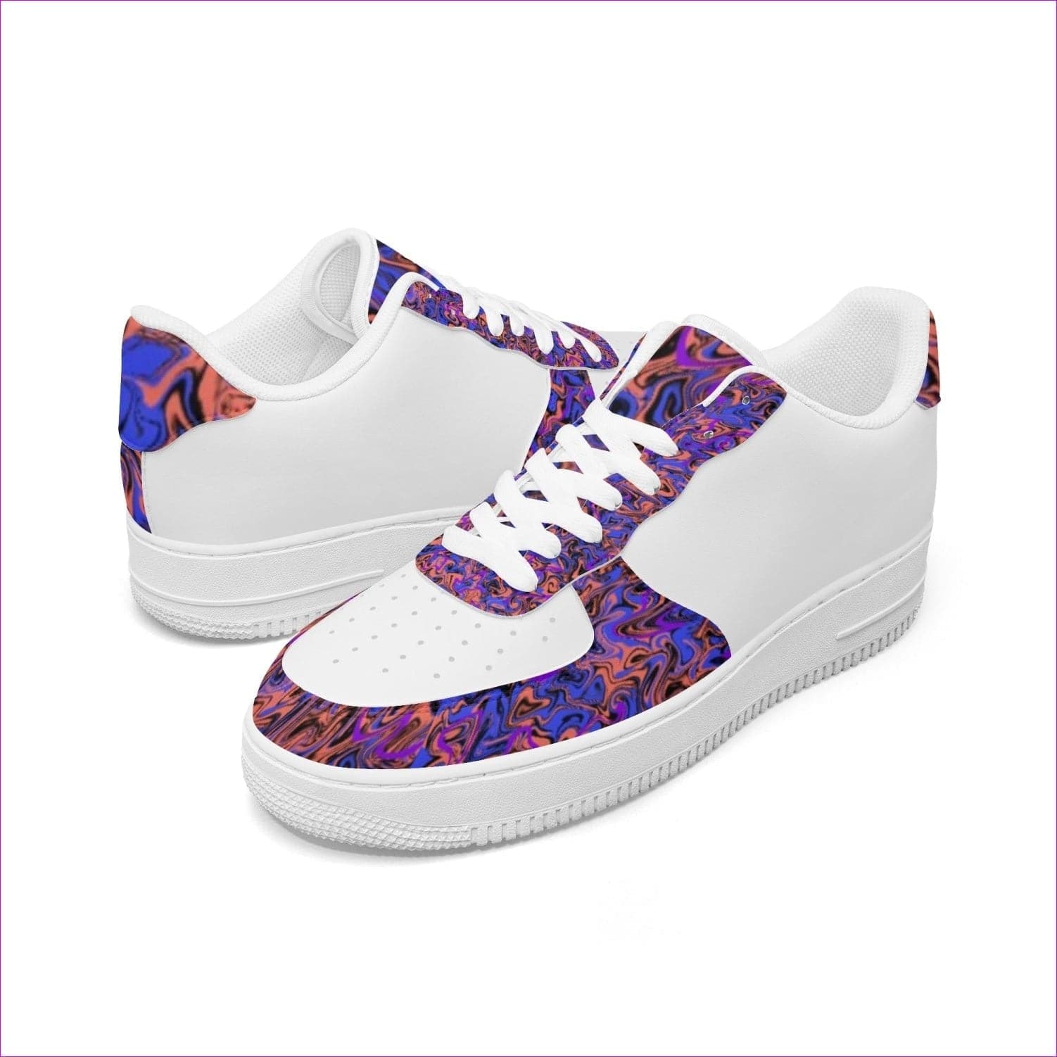 Trip Low-Top Leather Sports Sneakers - unisex basketball shoes at TFC&H Co.