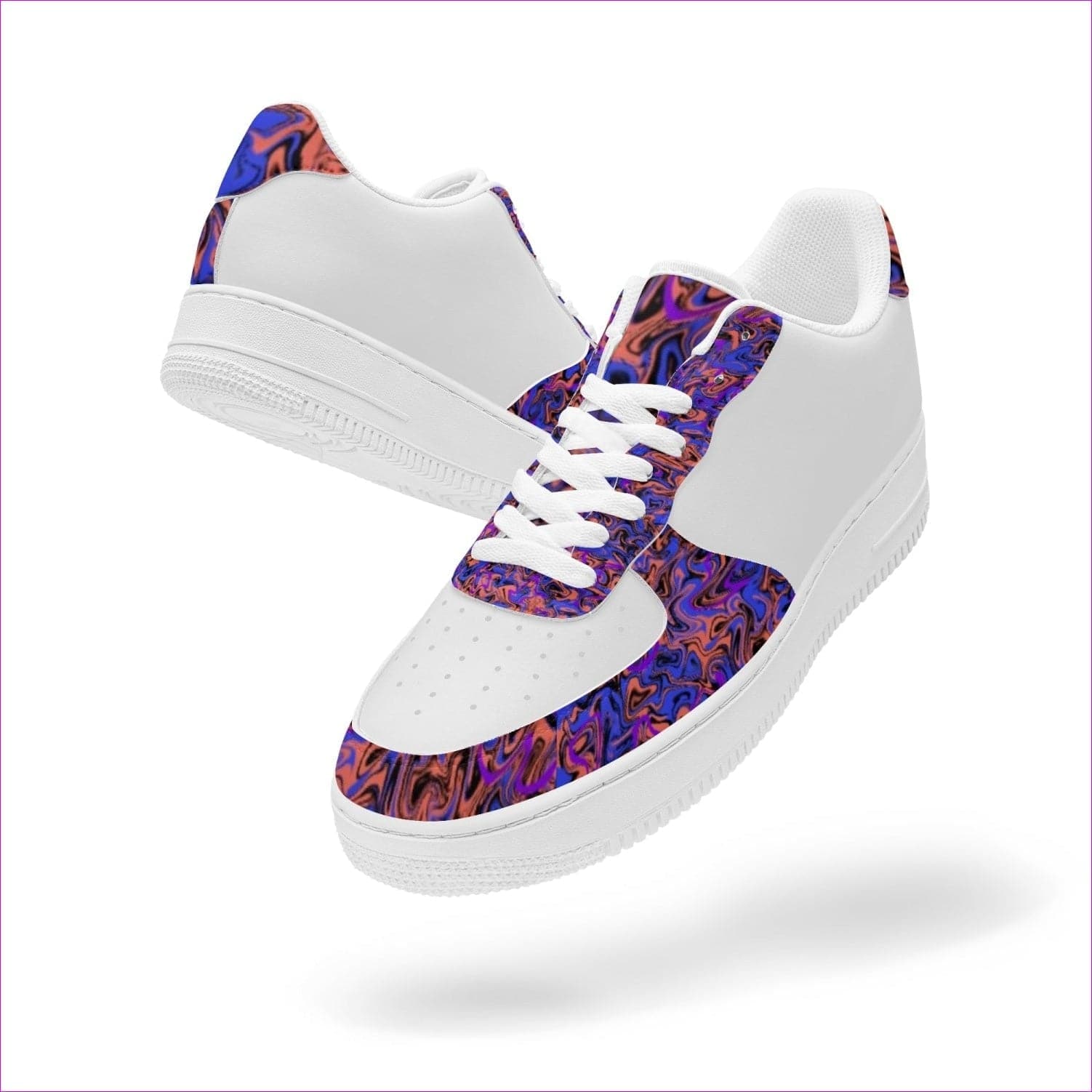 Trip Low-Top Leather Sports Sneakers - unisex basketball shoes at TFC&H Co.