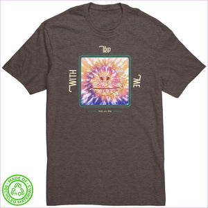 Deep Brown Heather - Trip with Me Not On Me Recycled Fabric Unisex Tee - Unisex T-Shirt at TFC&H Co.