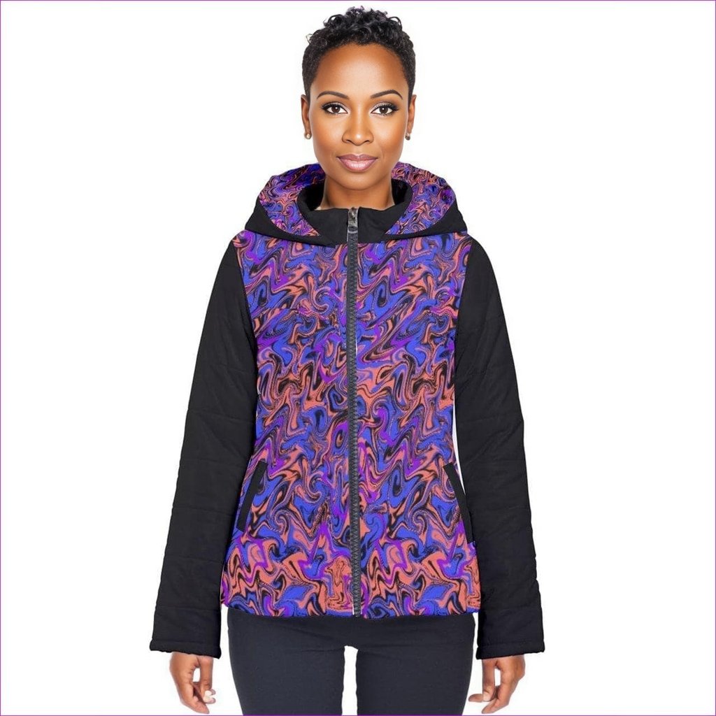 Trip1 Trip Women's Hooded Puffer Jacket - coat at TFC&H Co.