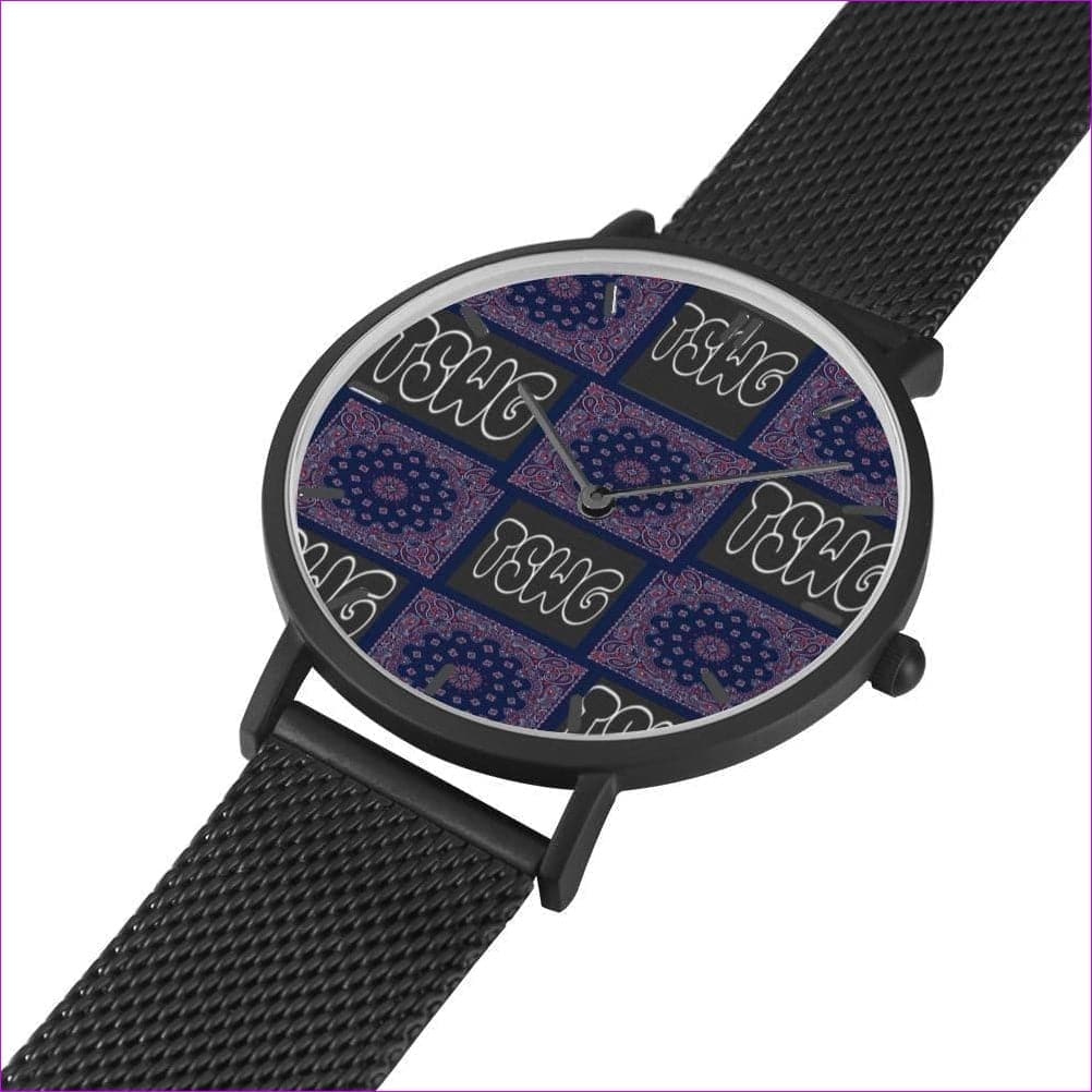 TSWG Bandanna Branded Genuine Leather or Steel Watch-watch-TSWG Bandanna Branded Genuine Leather-TFC&H Co.