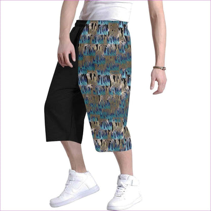 TSWG Flame Men's All Over Print Baggy Shorts (Model L37) TSWG Flame Men's Baggy Shorts - 2 Styles - men's shorts at TFC&H Co.