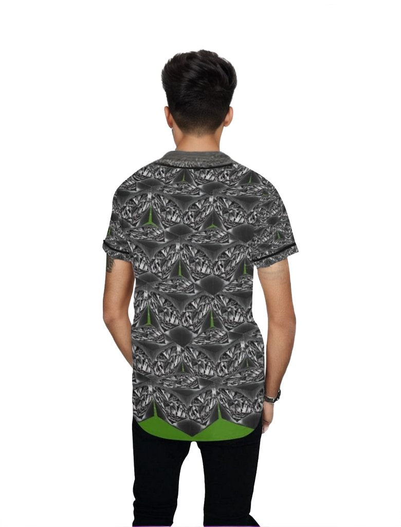 TSWG(Tough Smooth Well Groomed) Black Ice Baseball Jersey Voluptuous (+) Sizes Available - men's jersey at TFC&H Co.
