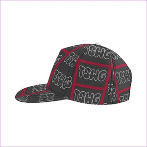 One Size TSWG (Tough Smooth Well Groomed) - Red All Over Print Snapback Cap D TSWG (Tough Smooth Well Groomed) Bubble Snap Back - hat at TFC&H Co.