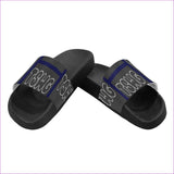 TSWG (Tough Smooth Well Groomed) Blue Block Slides Men's Slide Sandals(Model 057) - TSWG (Tough Smooth Well Groomed) Men's Slide Sandals - mens shoe at TFC&H Co.