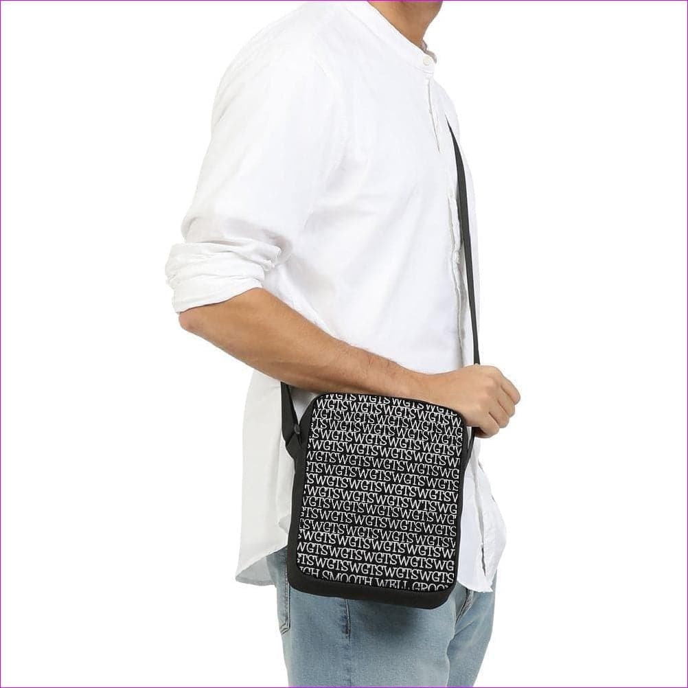 - TSWG (Tough Smooth Well Groomed) Repeat - Black Messenger Pouch - messenger pouch at TFC&H Co.