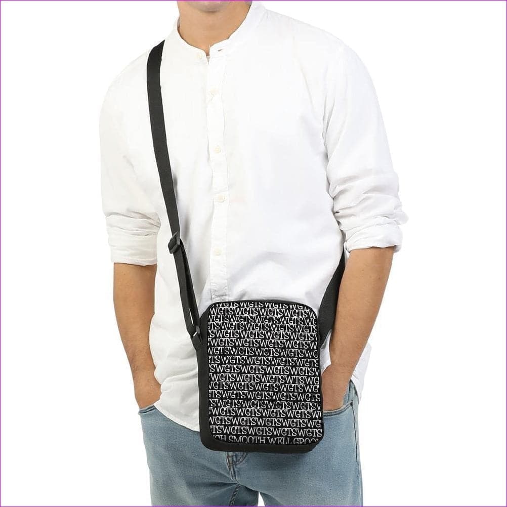 - TSWG (Tough Smooth Well Groomed) Repeat - Black Messenger Pouch - messenger pouch at TFC&H Co.