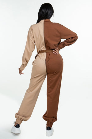 - Two Toned Oversized Cozy Jumpsuit - 2 colors - ships from The US - womens jumpsuit at TFC&H Co.