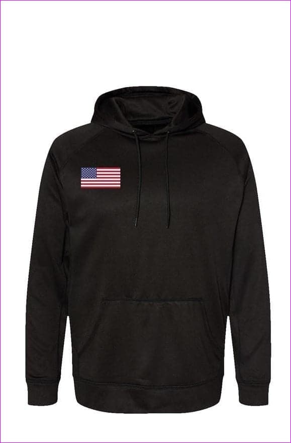 Black U.S Performance Raglan Pullover Sweatshirt - men's hoodie at TFC&H Co.