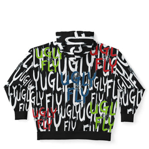 - Ugly Fly Premium Fashion Voluptuous (+) Plus-size Ziphoodie - Fashion Plus-size Ziphoodie - AOP at TFC&H Co.