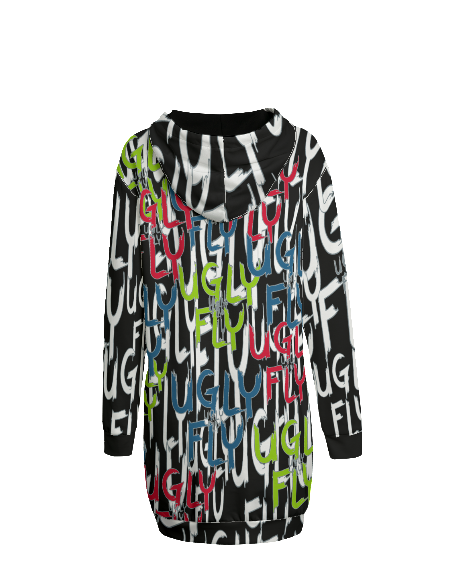 - Ugly Fly Women's Hoodie Dress | Interlock - womens hoodie dress at TFC&H Co.