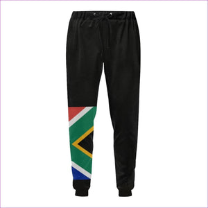 African Flag Casual Baggy Slacks (Model L11) US, ZA, CA Flag Top & Pants Set or Seperate - men's top & pants set at TFC&H Co.