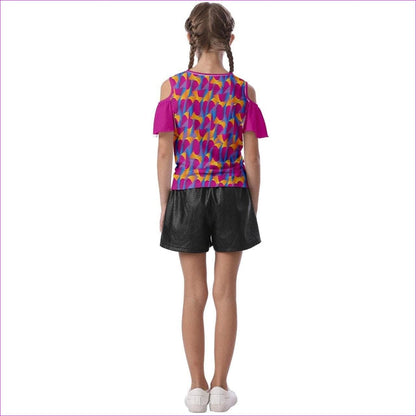 Vibrant Thang Kids Butterfly Cutout Tee - kid's top at TFC&H Co.