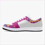 Multi-colored -Black - Vibrant Thang Low-Top Leather Sneakers - White/Black - womens shoe at TFC&H Co.