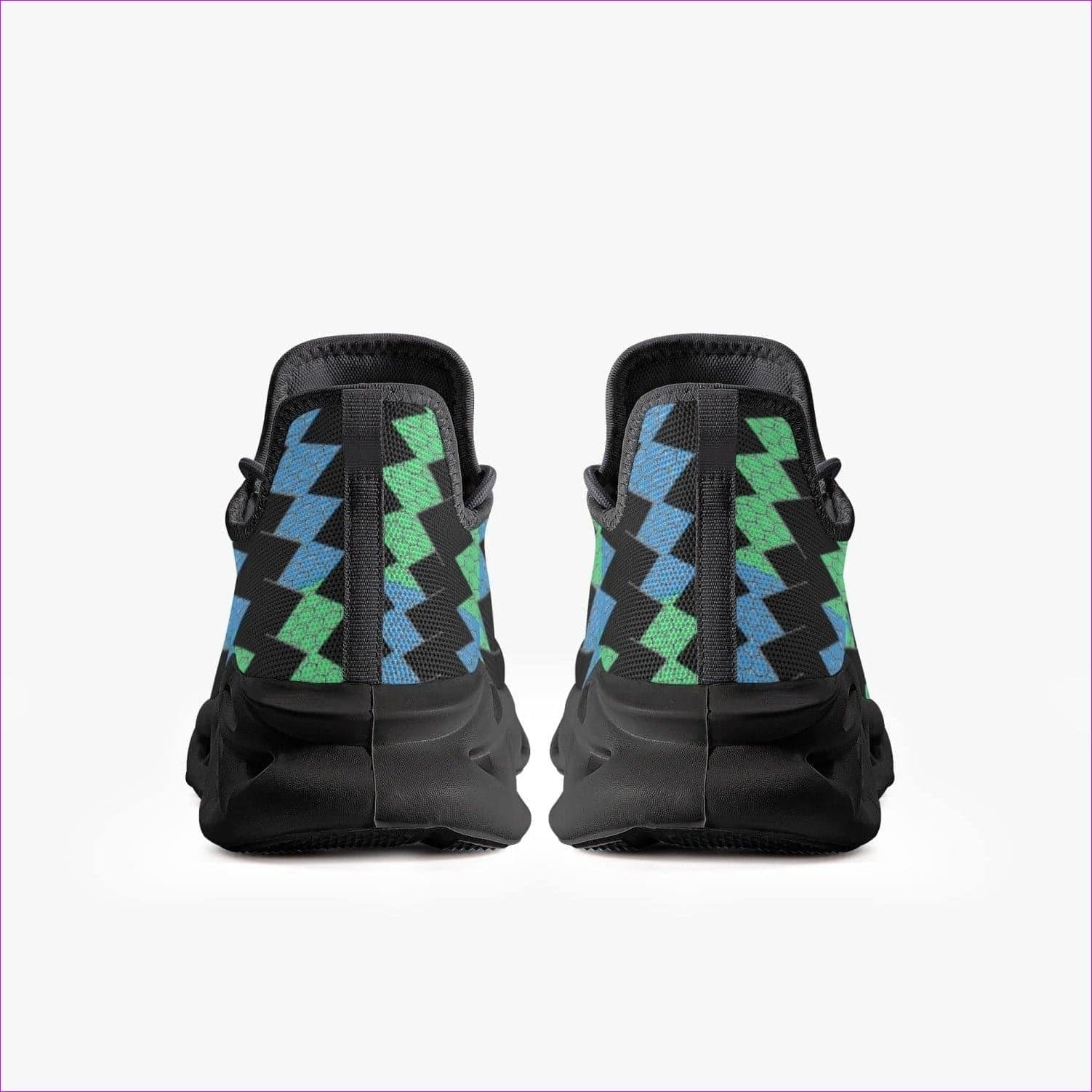 Black - Vitral Bounce Mesh Knit Sneakers - Black - unisex shoe at TFC&H Co.