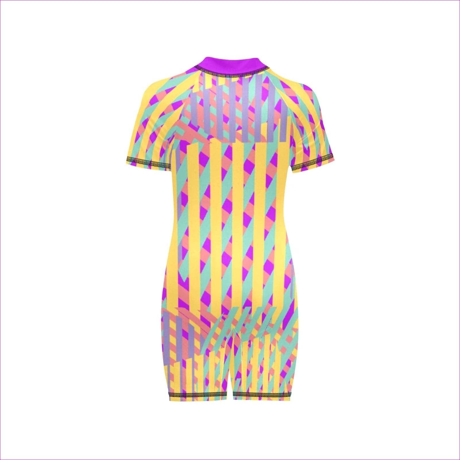 - Vivid Weaved Girls Short Sleeve One-Piece Swimsuit - kids swimsuit at TFC&H Co.