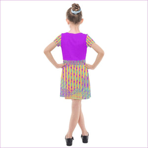 - Vivid Weaved Kids Girls Cross Web Dress - kids dress at TFC&H Co.