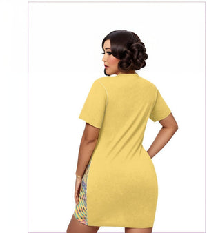 - Vivid Weaved Women’s Stacked Hem Dress Voluptuous (+) Plus Size - womens dress at TFC&H Co.