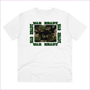 XL White War Ready Men's Organic Tee - men's t-shirt at TFC&H Co.