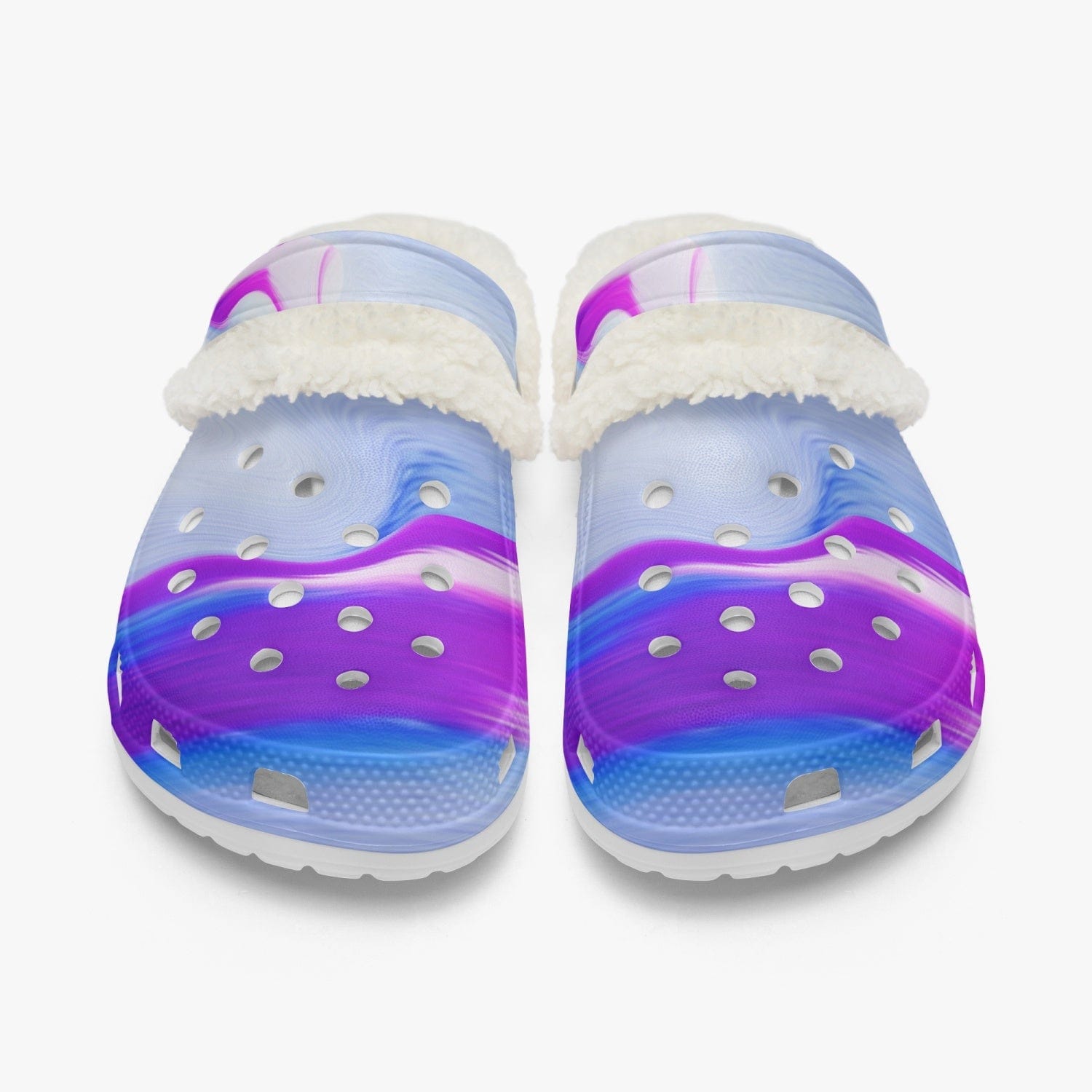 - Water Color Fluff Lined Clogs - womens clogs at TFC&H Co.