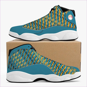 Men US14 EU48 - Weaved High-Top Leather Basketball Sneakers - unisex shoe at TFC&H Co.