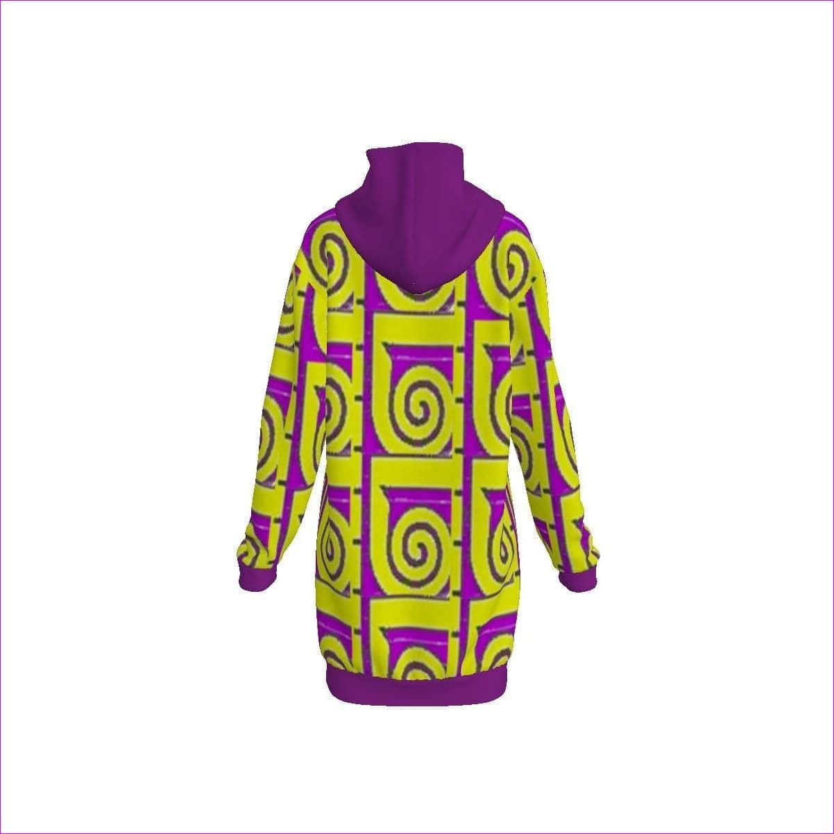 Well Seasoned Hooded Sweatshirt Dress - Lakers - women's hoodie dress at TFC&H Co.