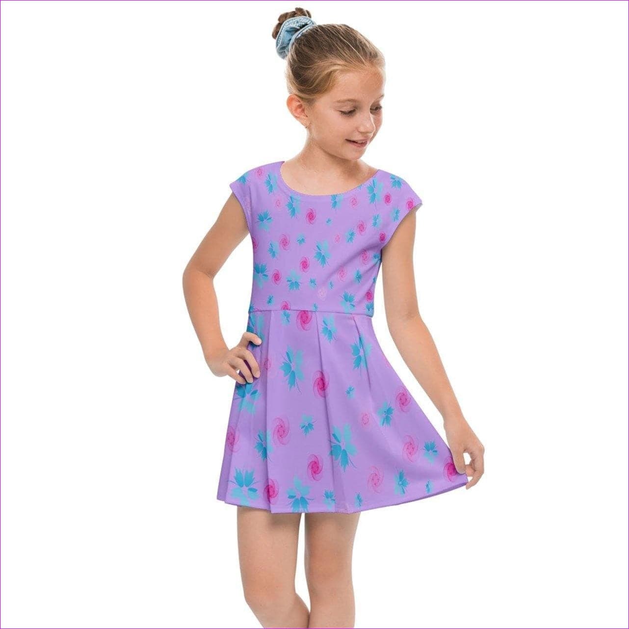 - Whimsical Kids Cap Sleeve Dress - kids dress at TFC&H Co.