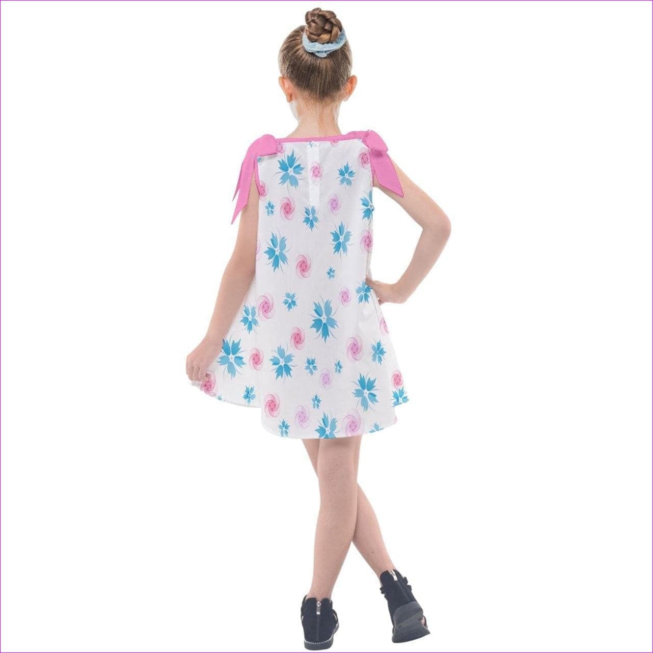 - Whimsical Kids Tie Up Tunic Dress - kids dress at TFC&H Co.