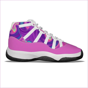 - Women's Cotton Candy Air Pink High Top Basketball Shoes - womens high-top basketball sneaker at TFC&H Co.
