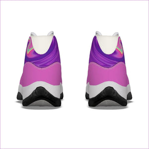 - Women's Cotton Candy Air Pink High Top Basketball Shoes - womens high-top basketball sneaker at TFC&H Co.