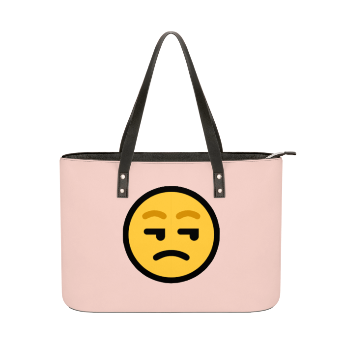 Cloud Pink ONE SIZE - Yeah Whatever Leather Shoulder Bag - Tote bags at TFC&H Co.