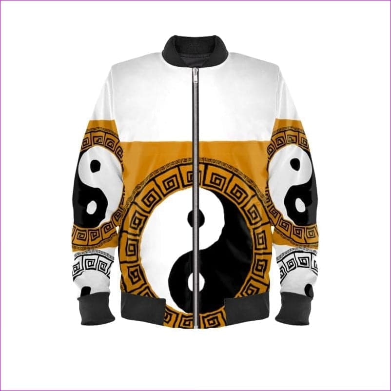 Yin & Yang Men's Luxury Bomber Jacket - Mens Bomber Jacket at TFC&H Co.