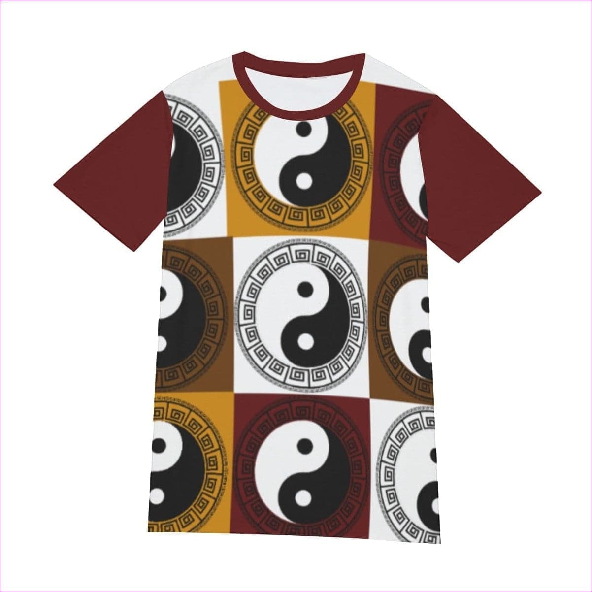 Yin Yang Men's O-Neck T-Shirt Organic Cotton - men's t-shirt at TFC&H Co.