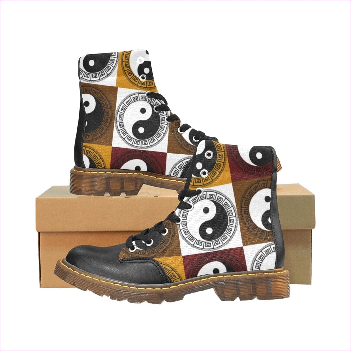Yin & Yang Men's Round Toe Boot - Men's Boots at TFC&H Co.