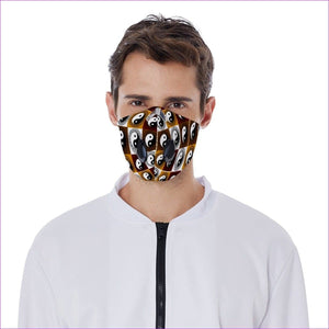 - Yin & Yang Velcro Face Mask with Valves - face mask at TFC&H Co.
