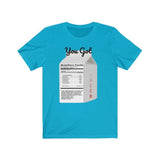 Turquoise You Got Cancer Unisex Jersey Short Sleeve Tee Voluptuous (+) Size Available - Unisex T-Shirt at TFC&H Co.