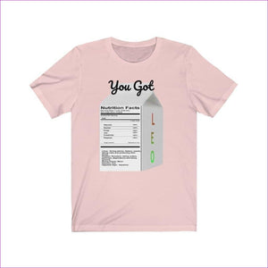 Soft Pink You Got Leo Unisex Jersey Short Sleeve Tee Voluptuous (+) Size Available - Unisex T-Shirt at TFC&H Co.