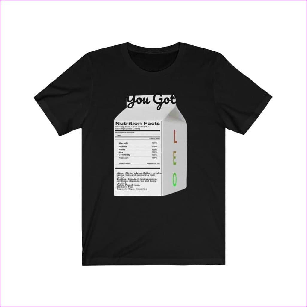 Black You Got Leo Unisex Jersey Short Sleeve Tee Voluptuous (+) Size Available - Unisex T-Shirt at TFC&H Co.