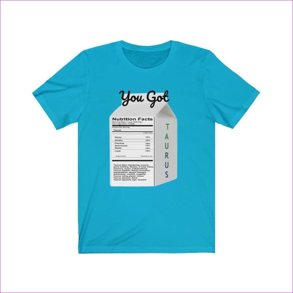 Turquoise - You Got Taurus Premium Unisex Zodiac Sign Tee: Embrace Your Bullish Nature! - Unisex T-Shirt at TFC&H Co.