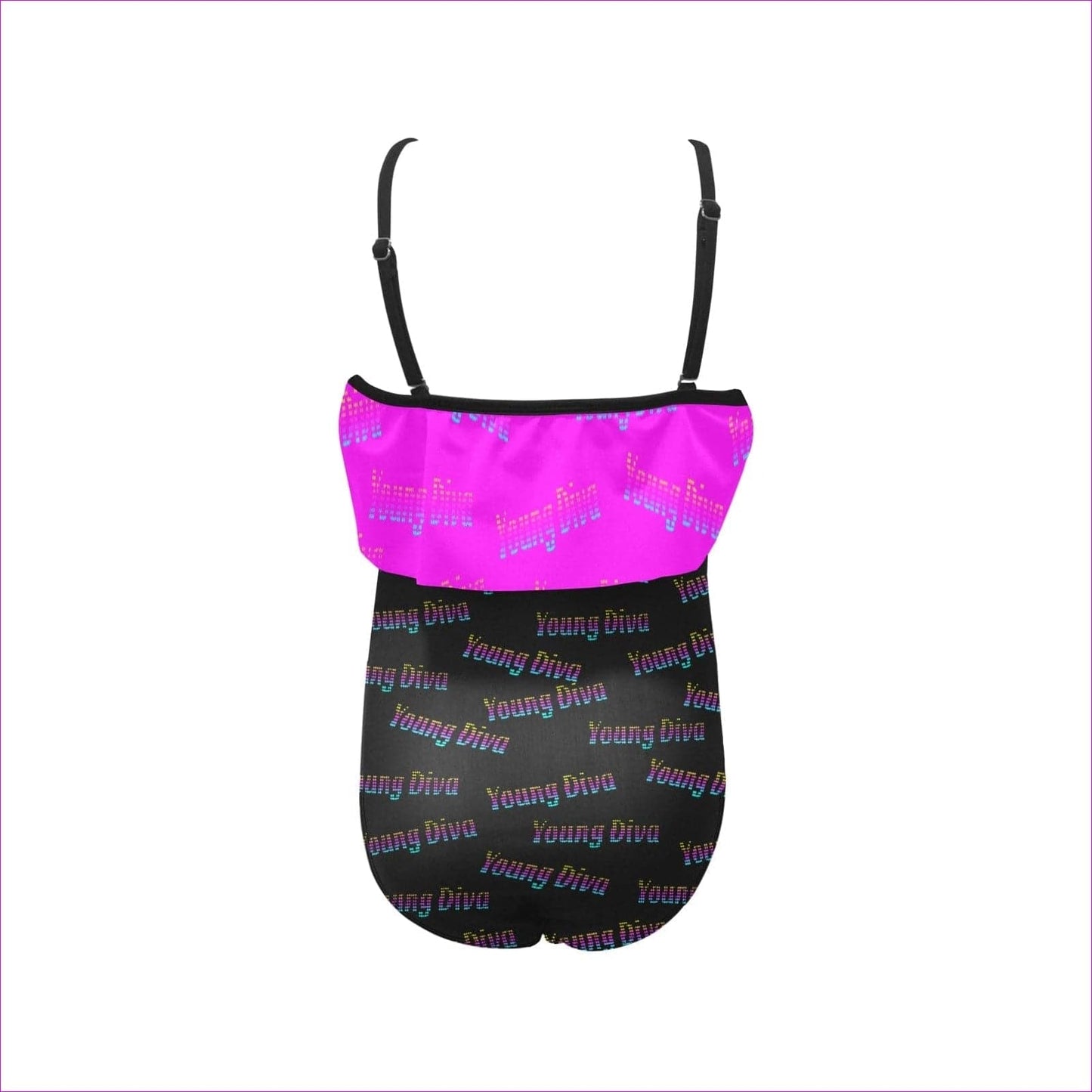 Young Diva Kids Spaghetti Strap Ruffle Swimsuit - kid's swimsuit at TFC&H Co.