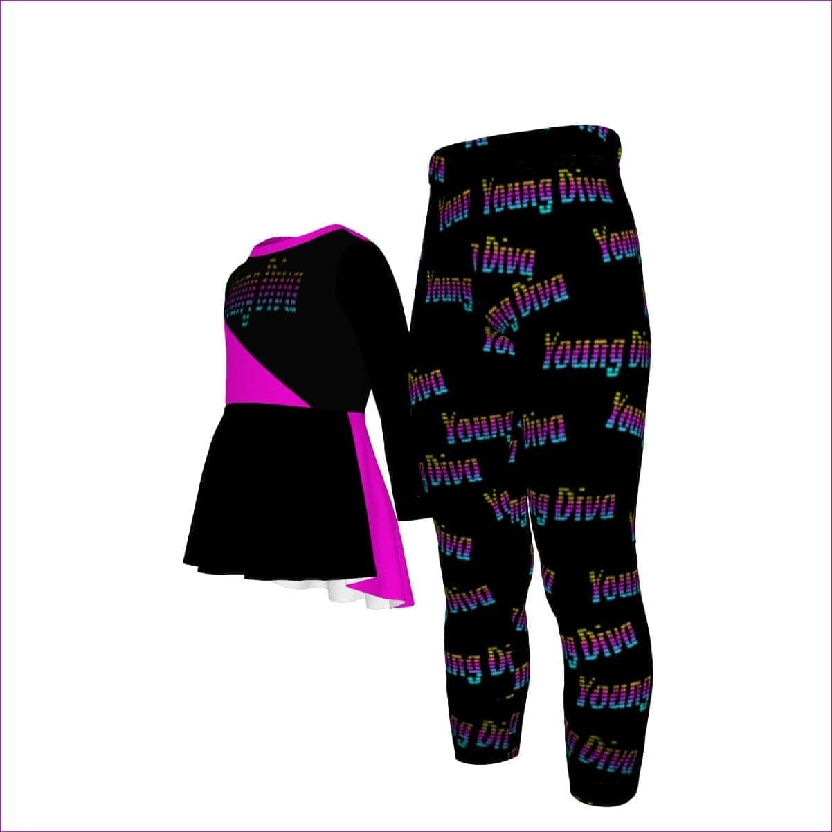 Young Diva Kids Two-Piece Set - kid's pants set at TFC&H Co.