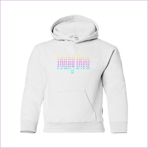 White - Young Diva Youth Heavy Blend Hooded Sweatshirt - kids hoodie at TFC&H Co.